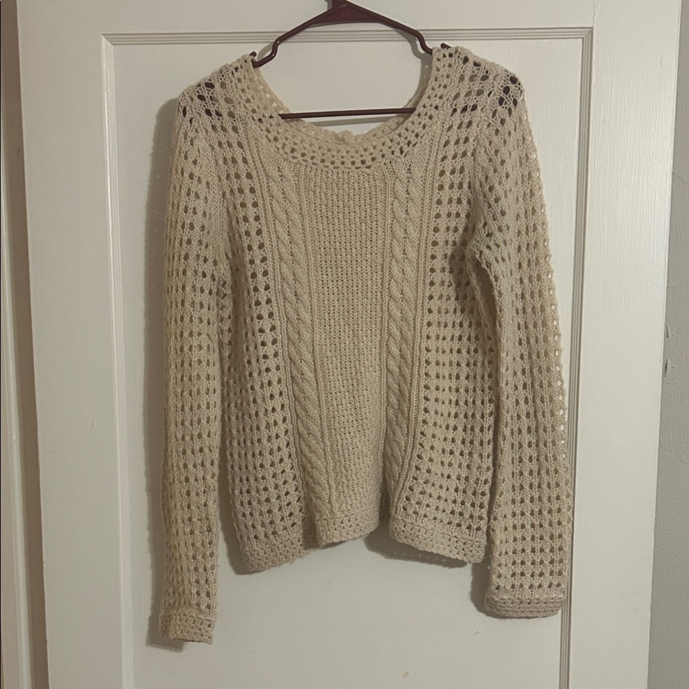 Lucky Brand Knit Sweater with Buttons